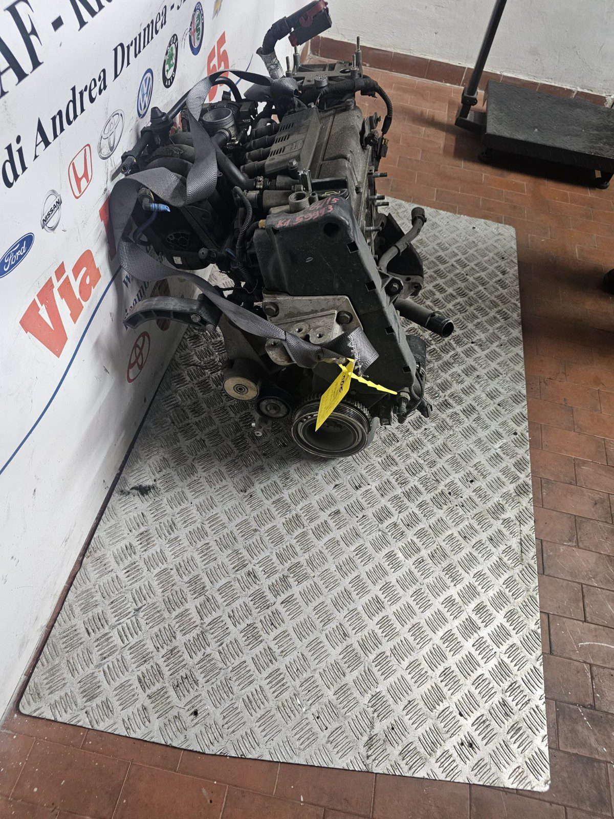 MOTORE FIAT GRANDE PUNTO 1.4 BENZINA KM 81.000 2008-2015 SIGLA 350A1000 - immagine 7