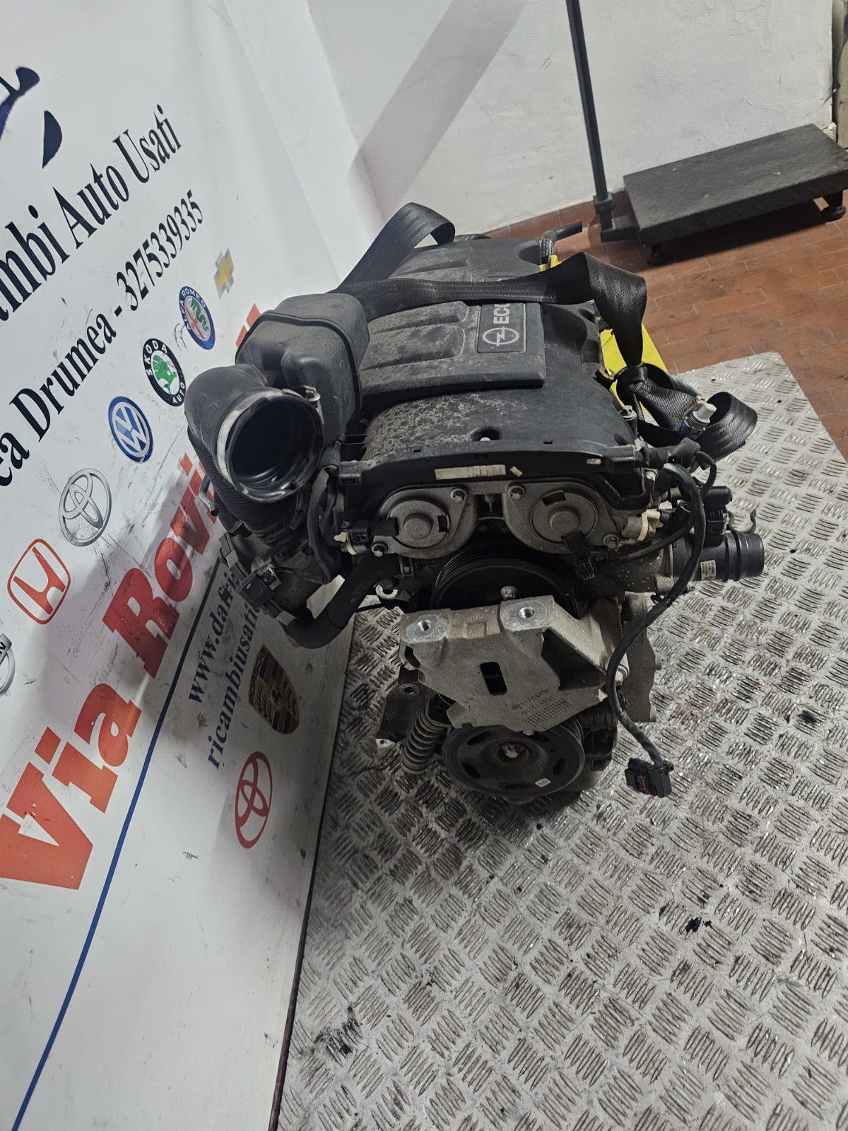 MOTORE OPEL CORSA / ADAM 1.2 BENZINA KM 82.000 2011-2018 COD A12XER /B12XER - immagine 6