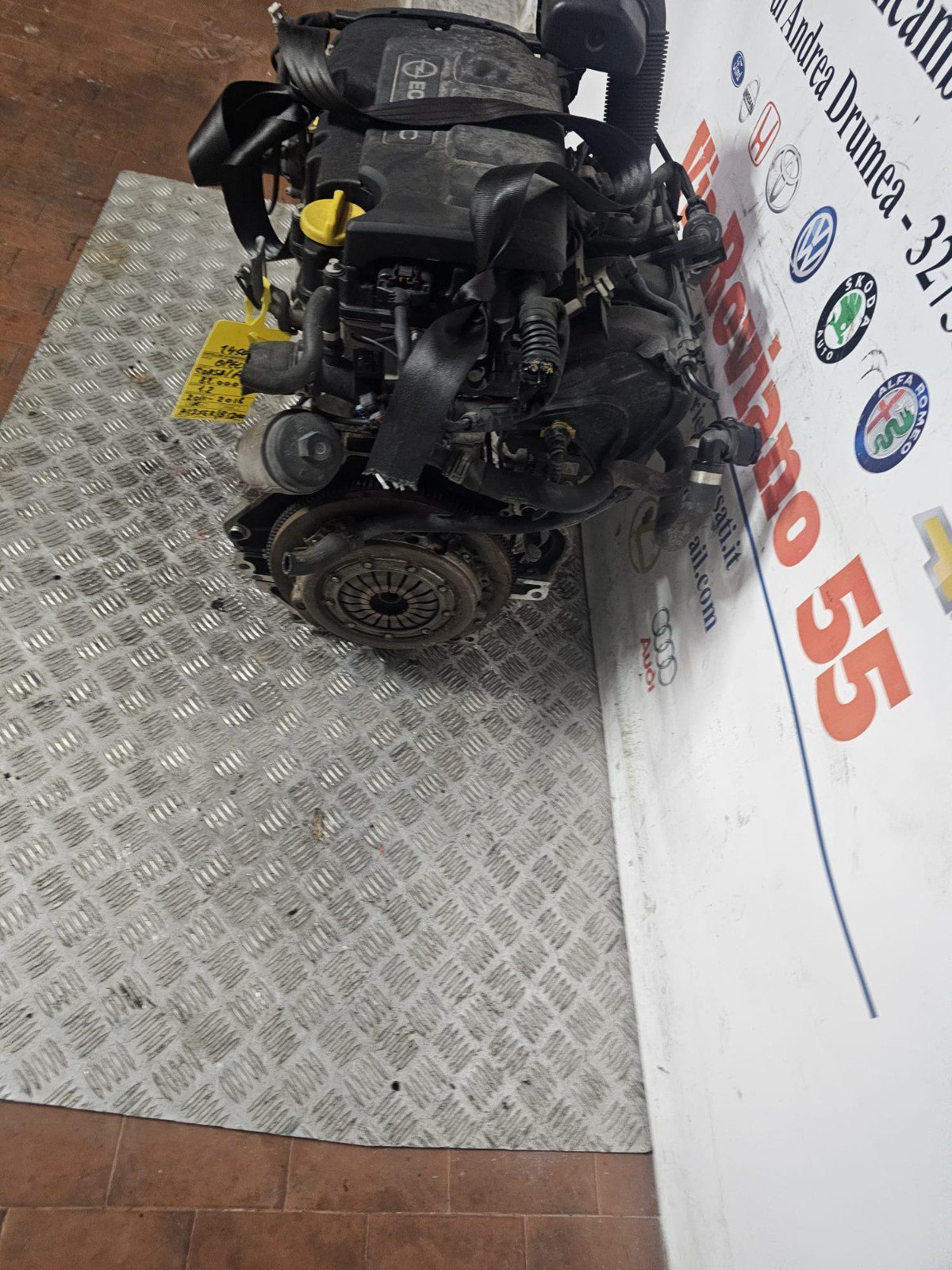 MOTORE OPEL CORSA / ADAM 1.2 BENZINA KM 82.000 2011-2018 COD A12XER /B12XER - immagine 8