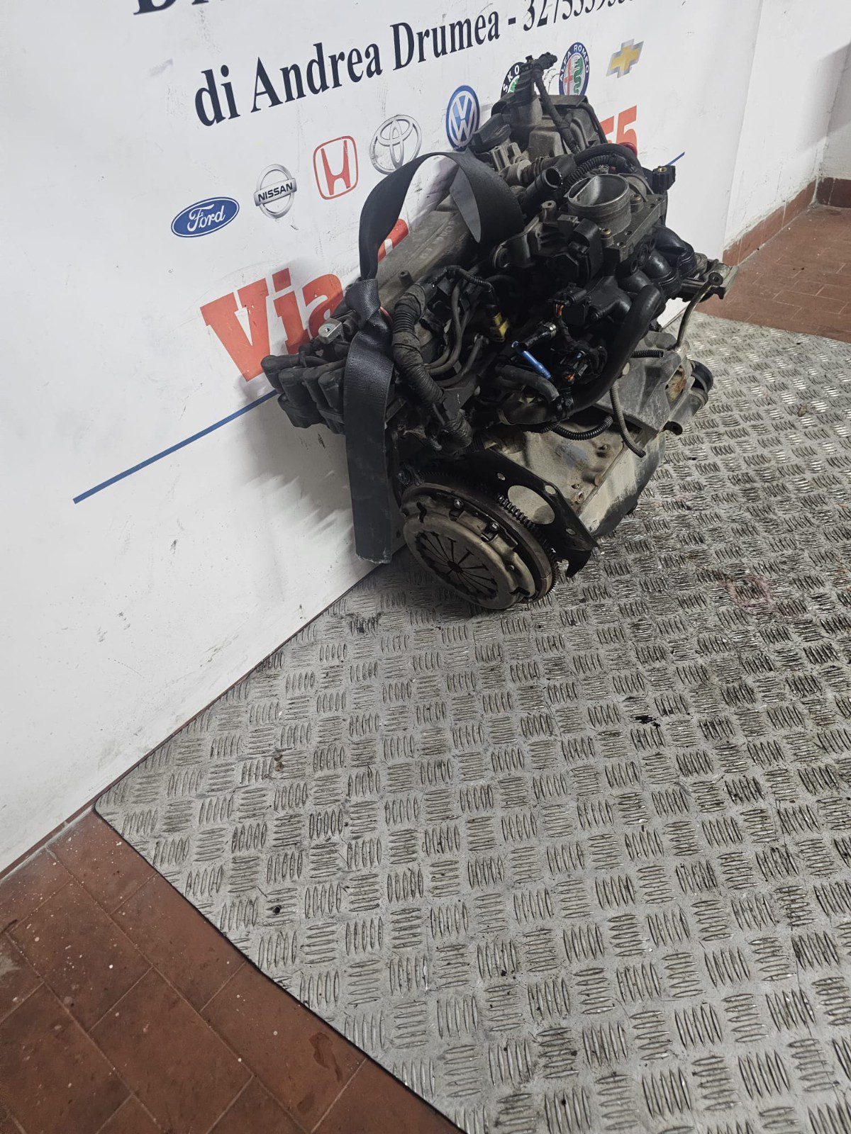 MOTORE FIAT 600 1.1 BENZINA KM 87.000 2004-2014 COD 187A1000 - immagine 3