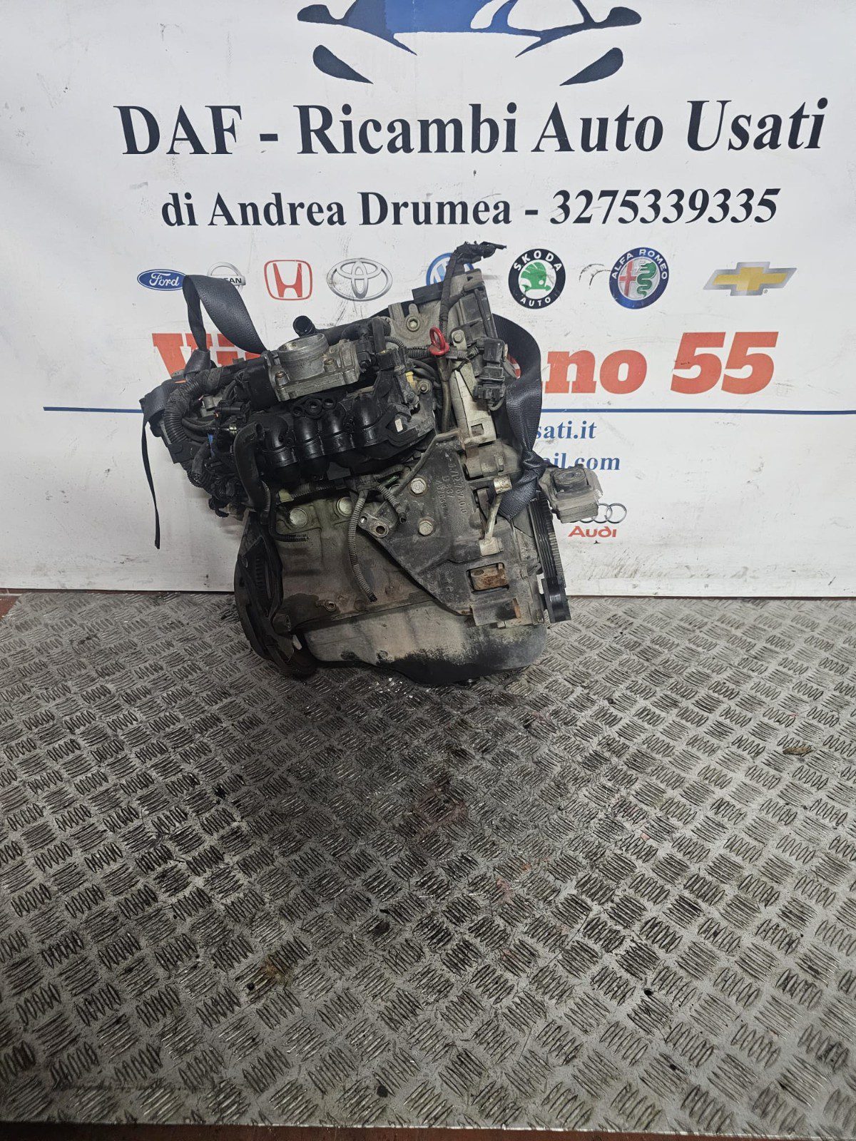 MOTORE FIAT 600 1.1 BENZINA KM 87.000 2004-2014 COD 187A1000 - immagine 6