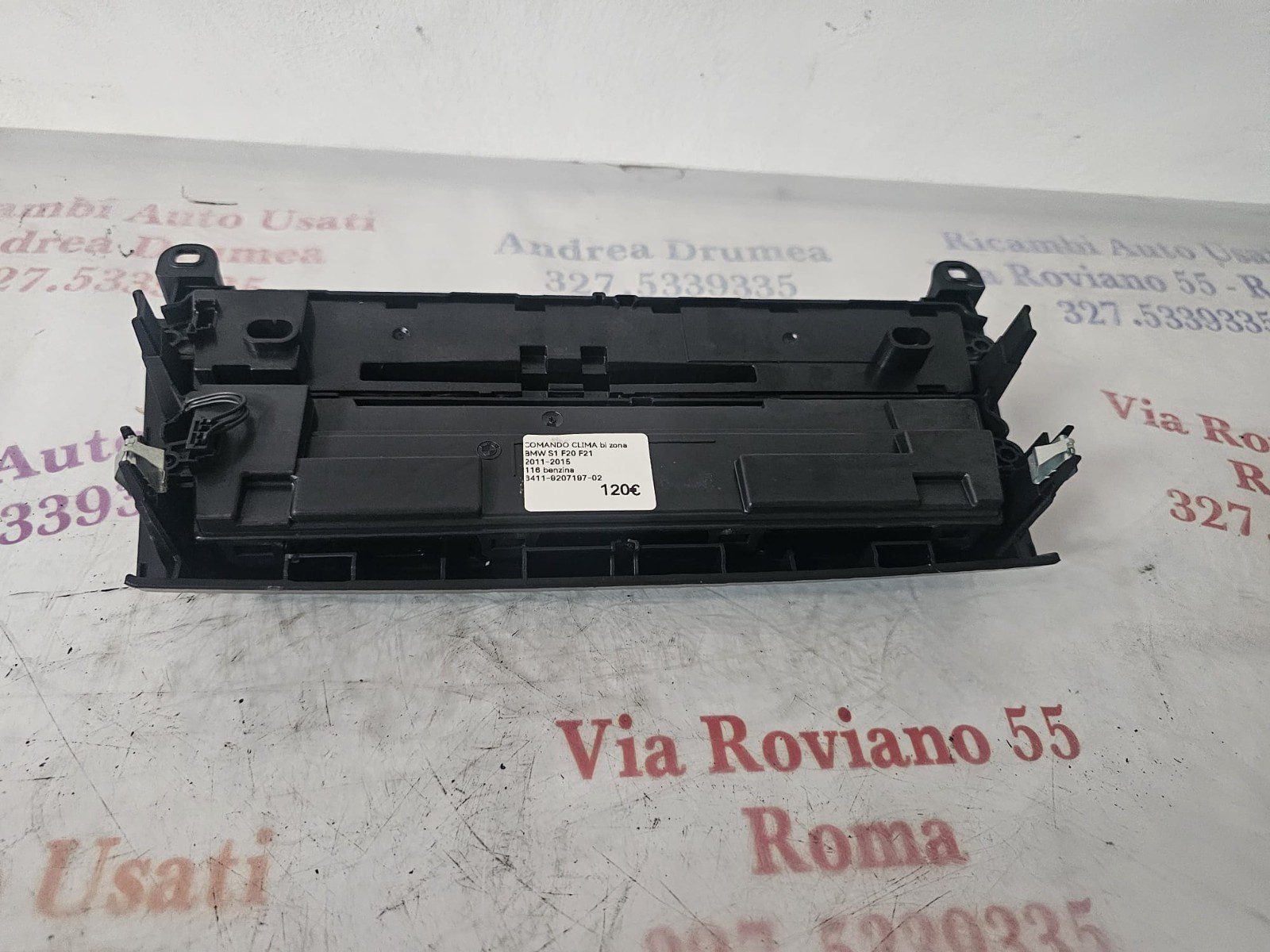 COMANDI CLIMA BI ZONA BMW S1 F20/F21 11.6 B 2011-2015 COD 6411-9207197-02 // BMW S1 F20/F21 11.6 B 2011-2015 BI ZONE CLIMATE CONTROLS COD 6411-9207197-02