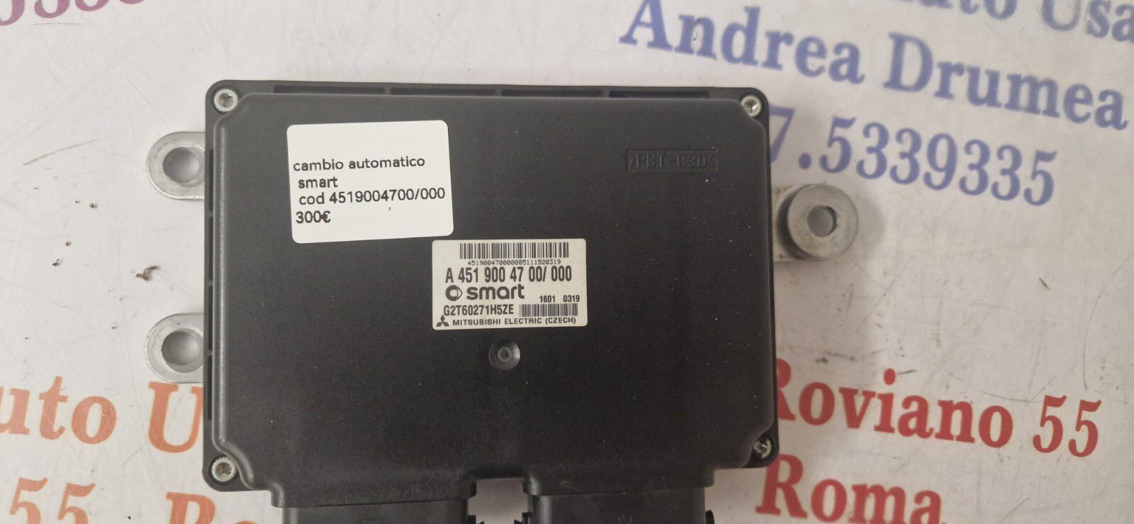 centralina cambio automatico smart 451 cod A4519004700/000 G2T60271H5ZE