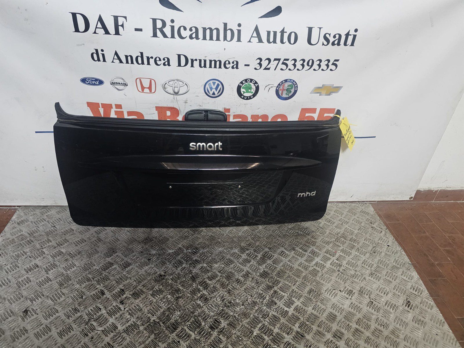 COFANO BAULE POSTERIORE SMART FORTWO W451 2007-2014 - immagine 2
