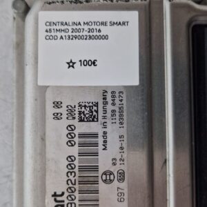 CENTRALINA MOTORE SMART 451HMD 2007-2016 COD A1329002300000