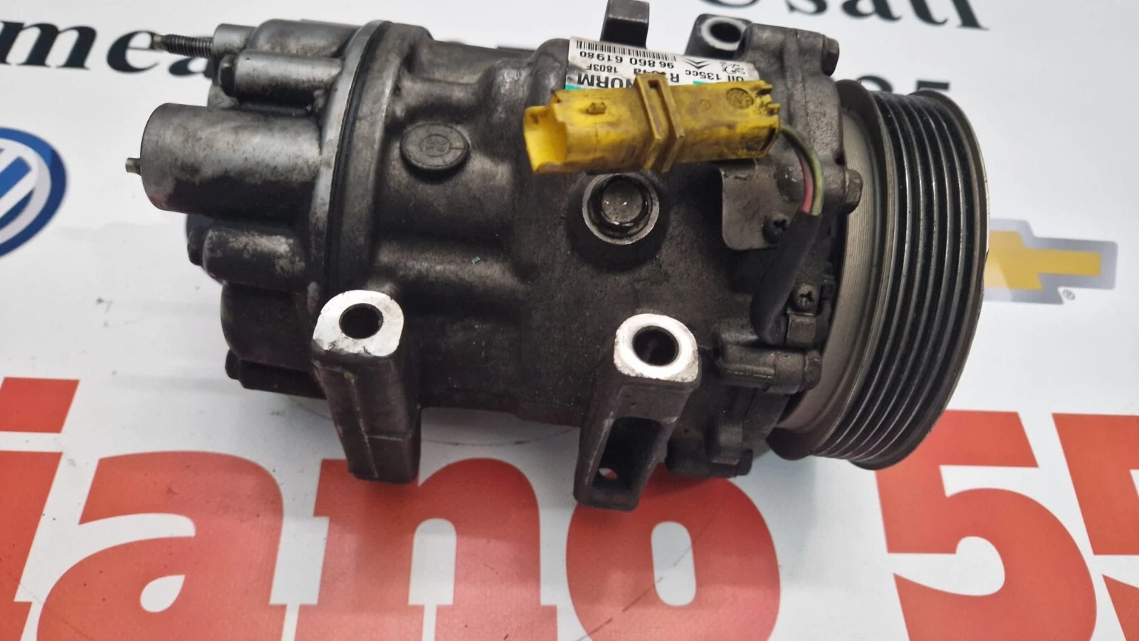 9680661980 COMPRESSORE A/C CITROEN JUMPY/FIAT SCUDO 2.0 DIESEL 2006-2012 - immagine 4