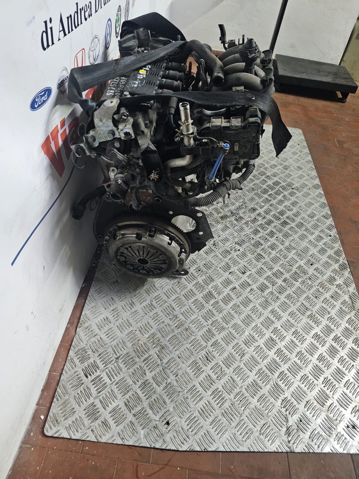 MOTORE FIAT PANDA LANCIA YPSILON KM 102.000 1.2 BENZINA 2010-2020 SIGLA 169A4000 - immagine 3