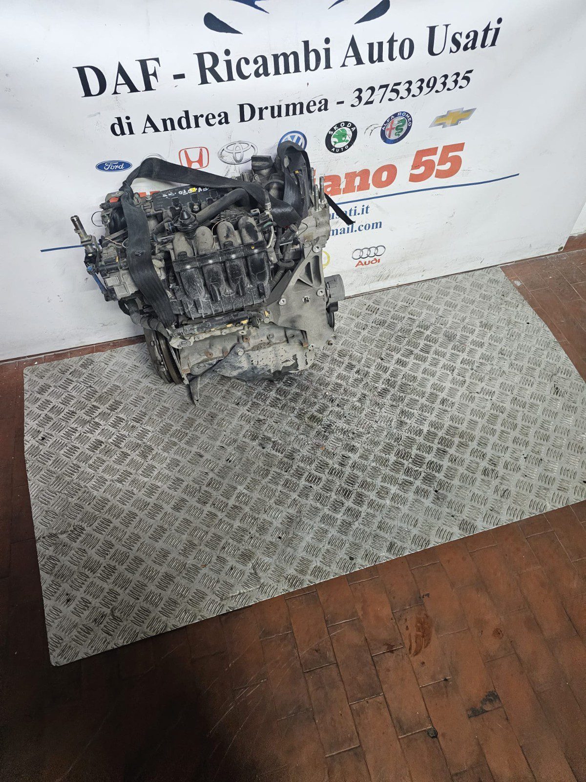 MOTORE FIAT PANDA LANCIA YPSILON KM 102.000 1.2 BENZINA 2010-2020 SIGLA 169A4000 - immagine 6