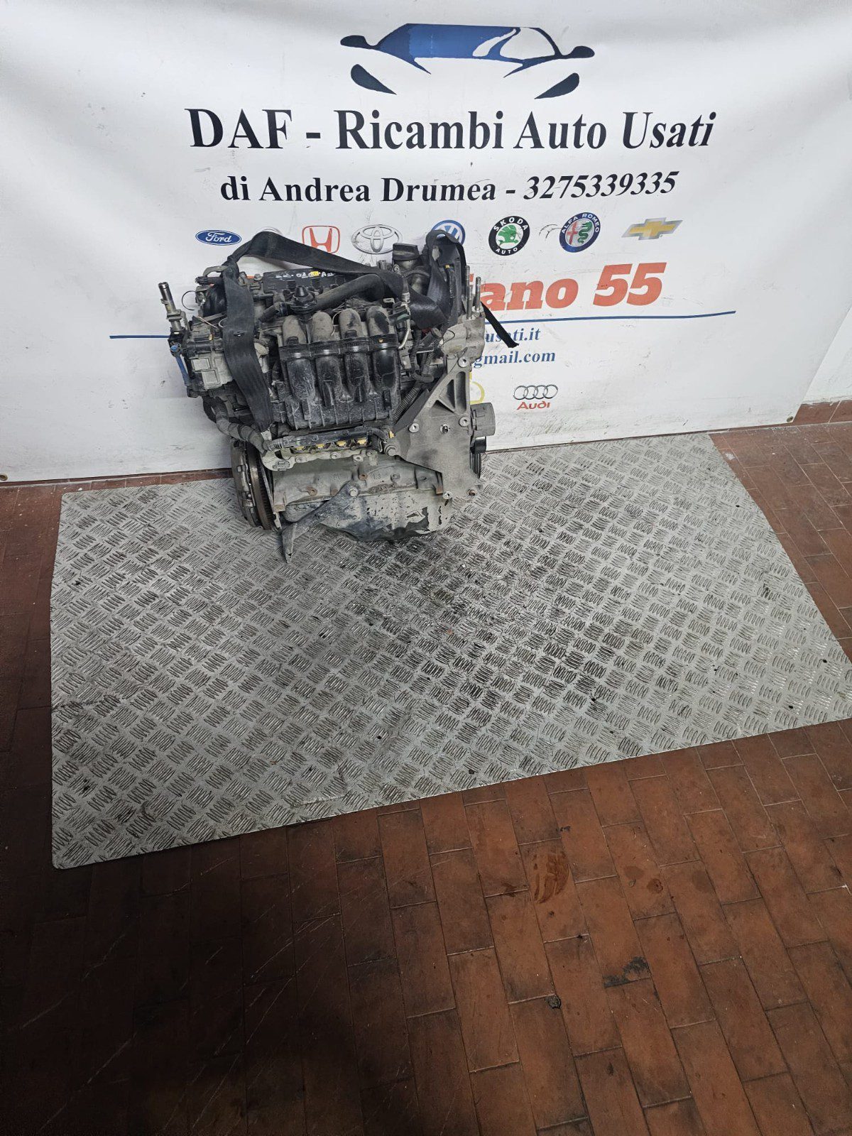 MOTORE FIAT PANDA LANCIA YPSILON KM 102.000 1.2 BENZINA 2010-2020 SIGLA 169A4000 - immagine 7