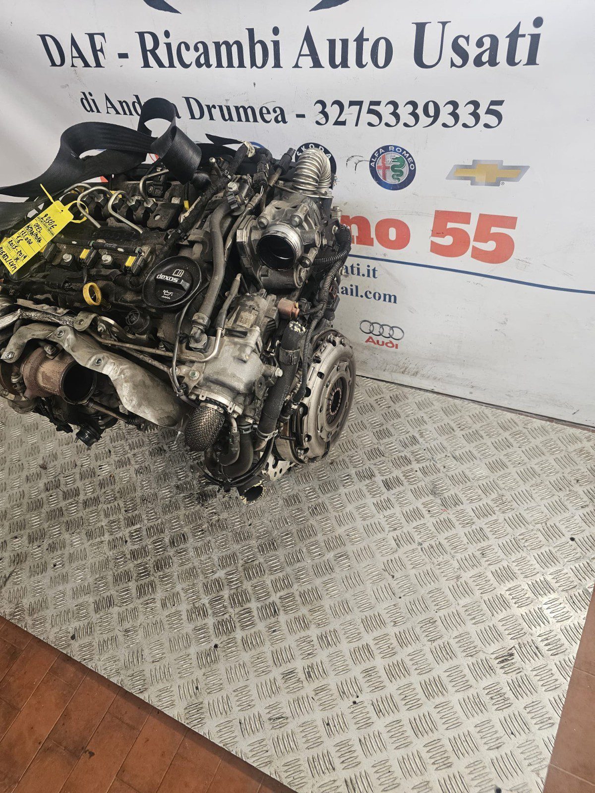 MOTORE OPEL ASTRA /OPEL MOKKA KM 121.000 1.6 DIESEL 2015-2019 B16DTL/LVM - immagine 4
