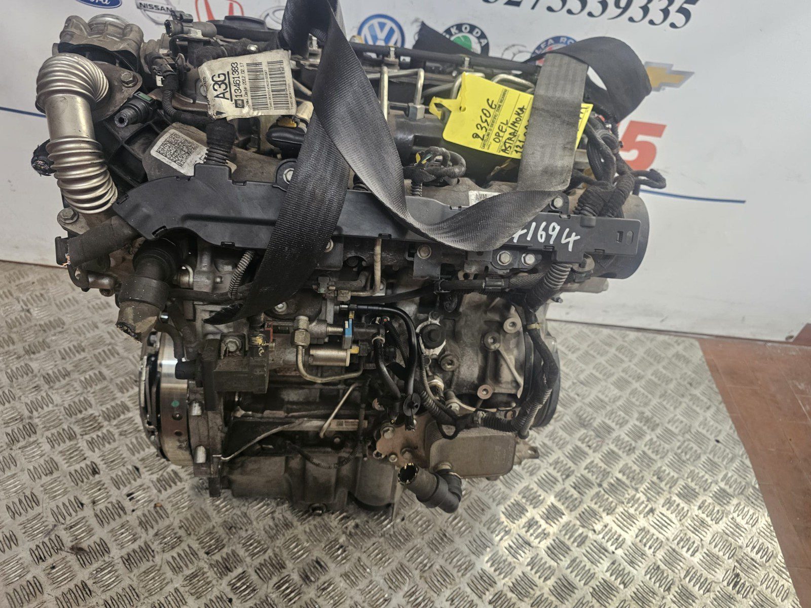MOTORE OPEL ASTRA /OPEL MOKKA KM 121.000 1.6 DIESEL 2015-2019 B16DTL/LVM - immagine 6