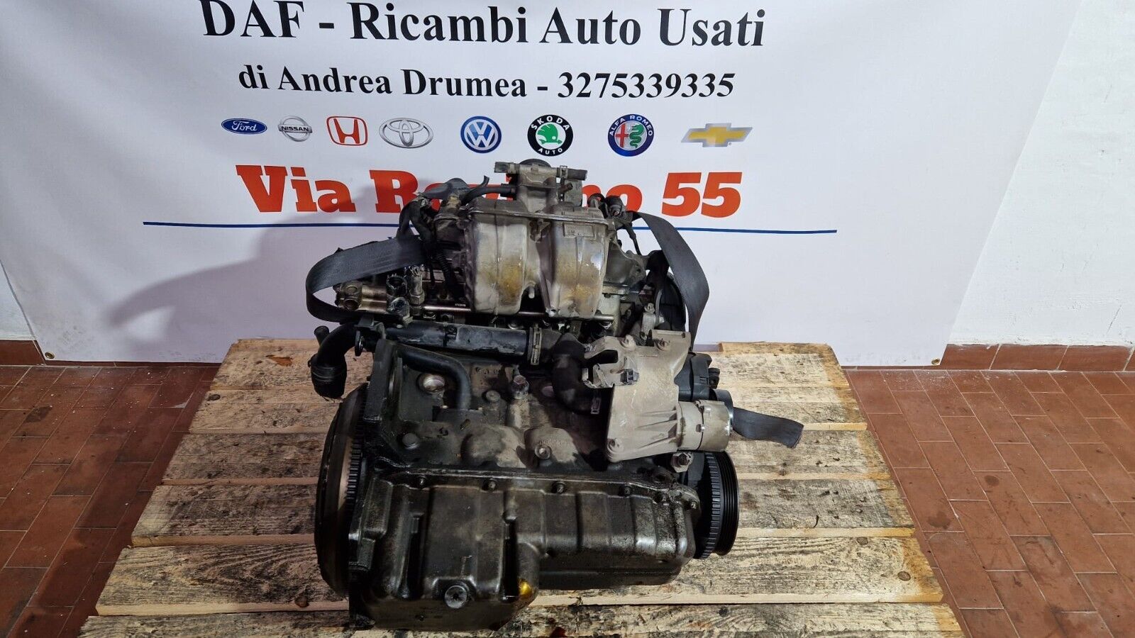 Motore Opel Zafira 1.6 benzina codice motore Z16YNG km 146.000 2006-2010 - immagine 3