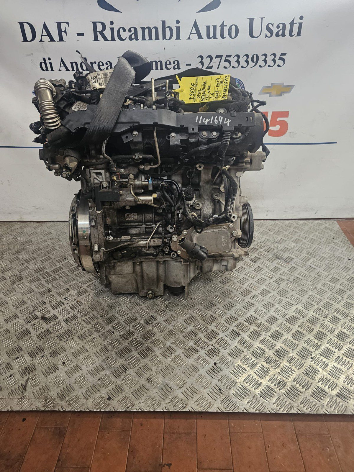 MOTORE OPEL ASTRA /OPEL MOKKA KM 121.000 1.6 DIESEL 2015-2019 B16DTL/LVM - immagine 11