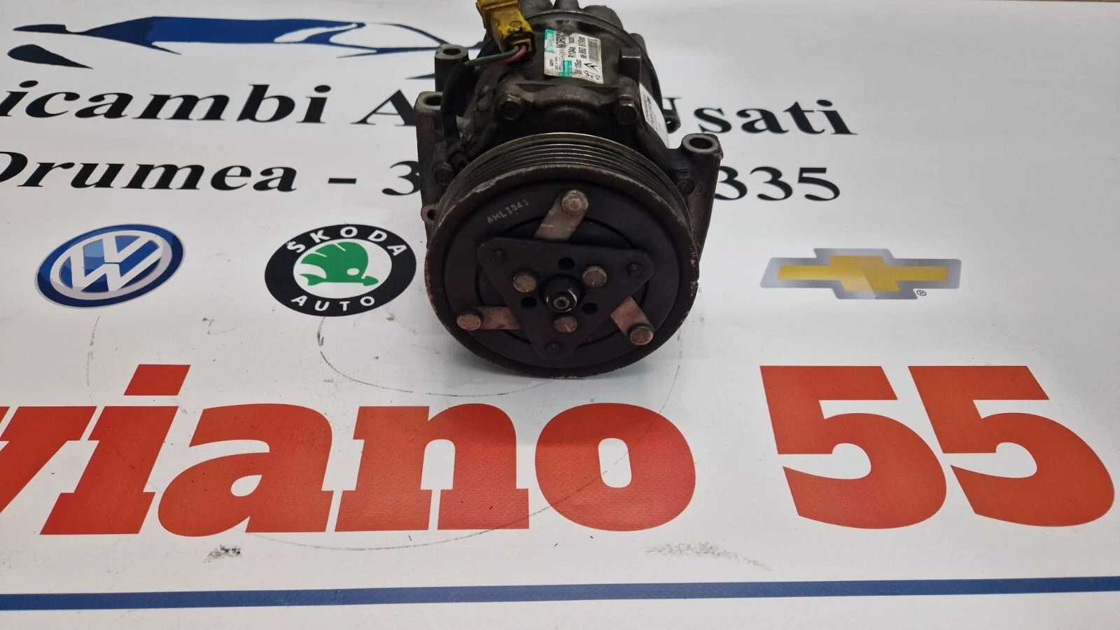 9680661980 COMPRESSORE A/C CITROEN JUMPY/FIAT SCUDO 2.0 DIESEL 2006-2012 - immagine 6