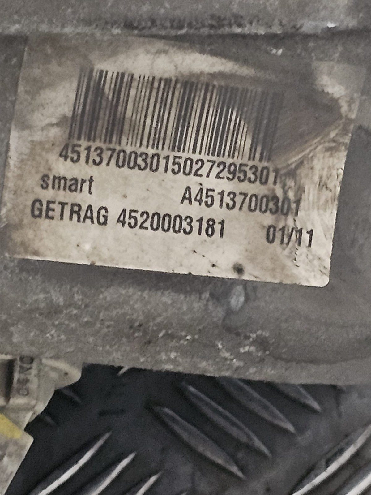 CAMBIO SMART 451 MHD KM 78.000 1.0 BENZINA 2008-2014 COD A4513700301 - immagine 3