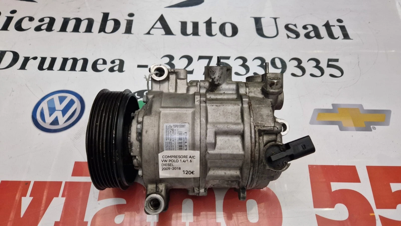 Compressore A/C VW Polo 1.4/1.6 Diesel 2009-2018