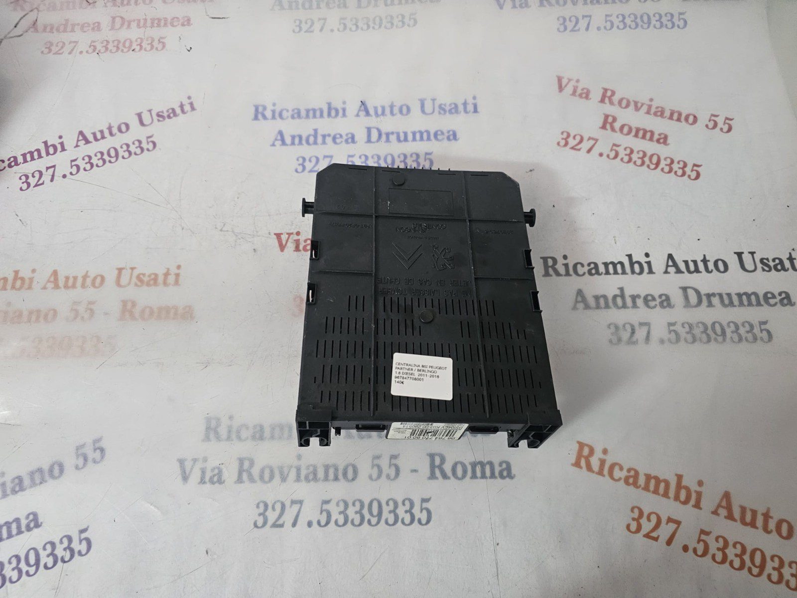 CENTRALINA BSI PEUGEOT PARTNER/BERLINGO 1.6 DIESEL 11/16 COD 967847708001 - immagine 7