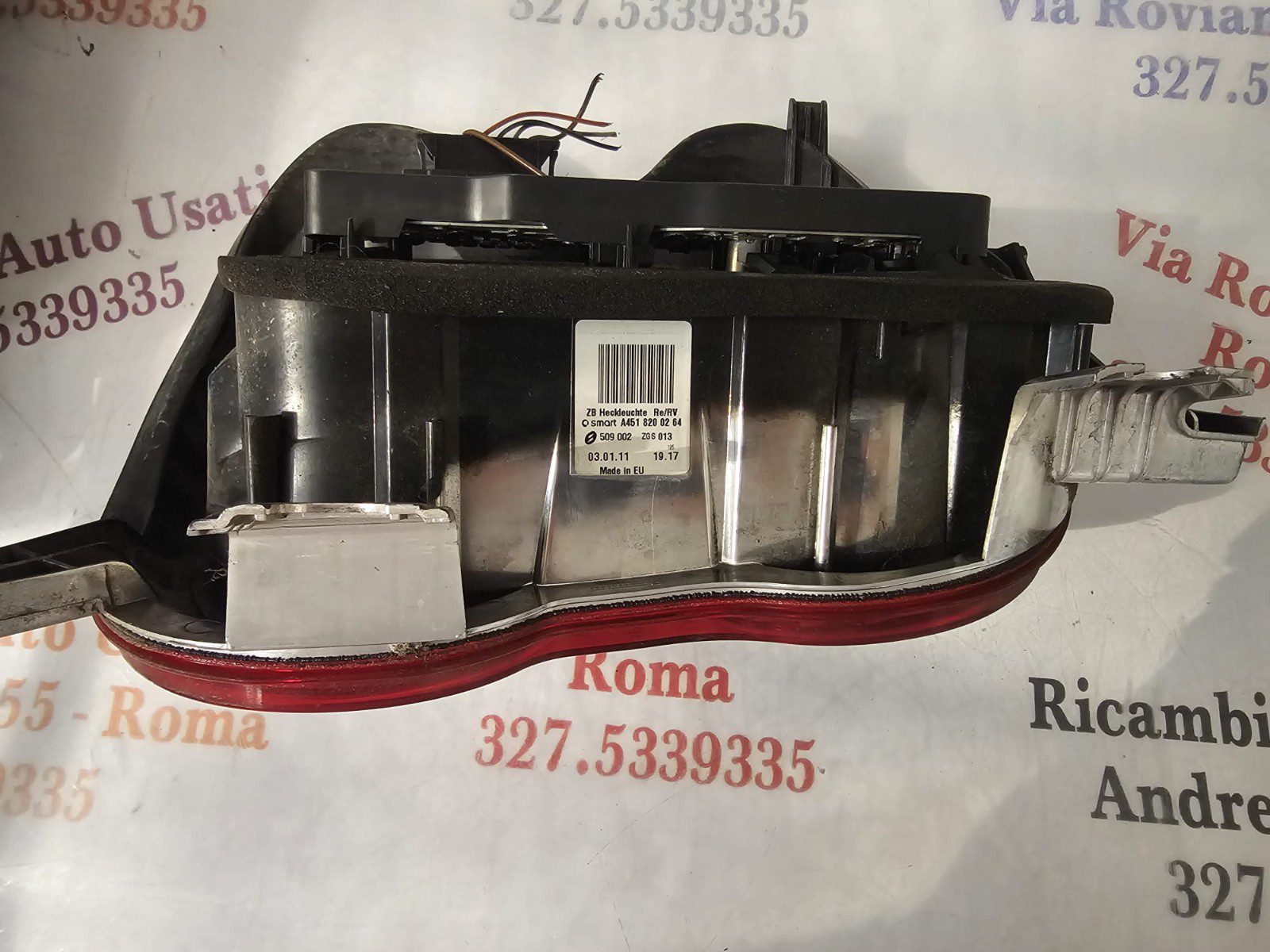 STOP POSTERIORE DX SMART 451 MHD 2007-2014 A4518200264 - immagine 3