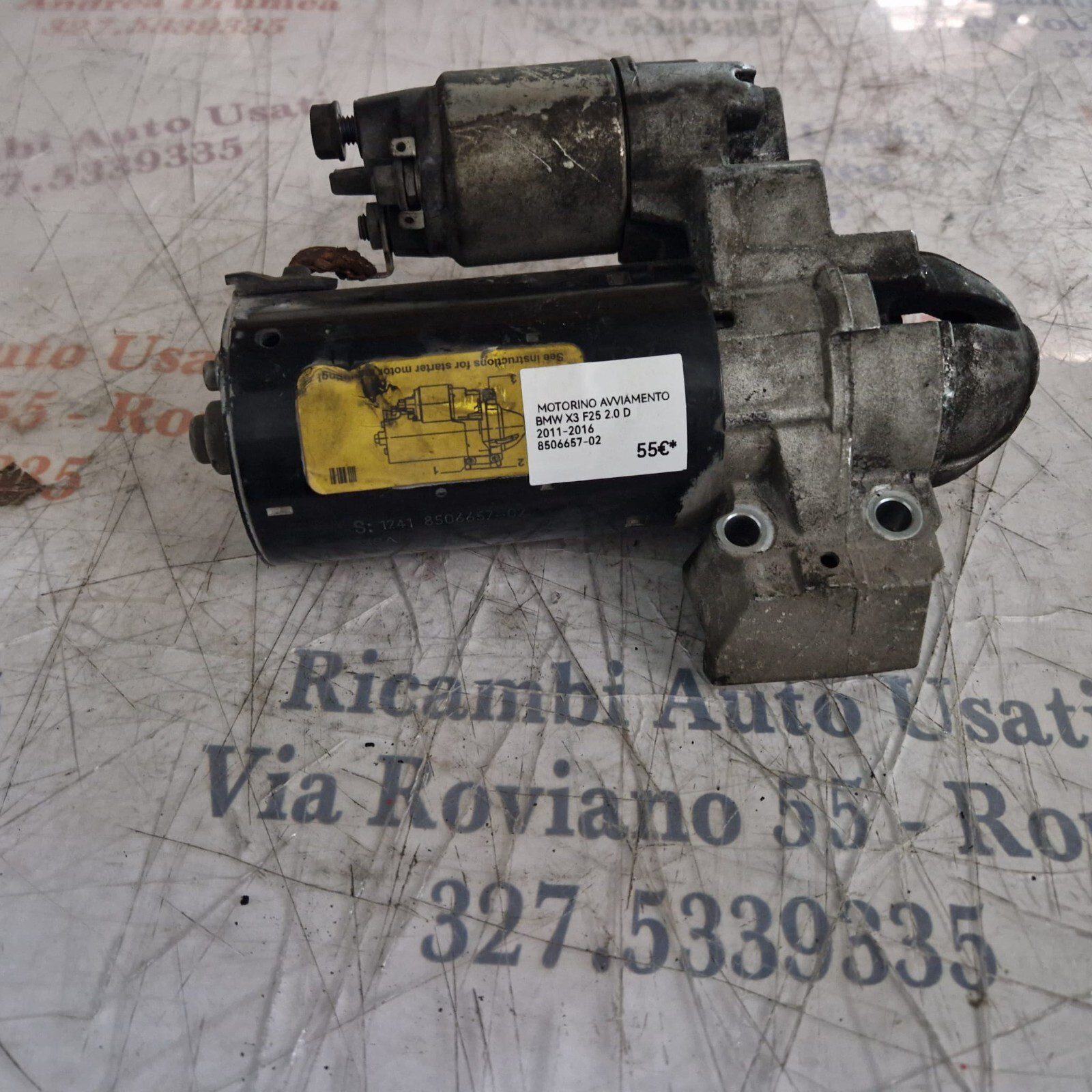MOTORINO AVVIAMENTO BMW X3 /32 0COUPE F25 2.0 DIESEL BOSCH 8506657-02 - immagine 5