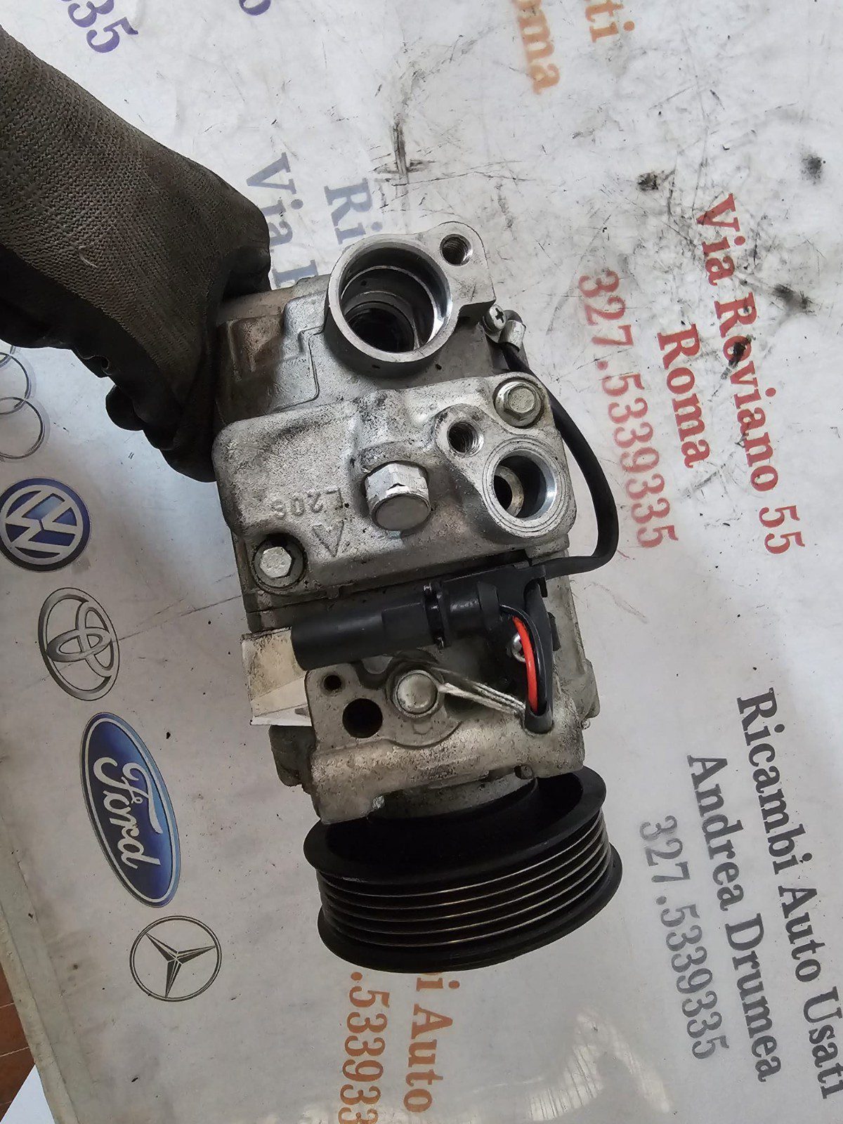 COMPRESSORE AUDI A4/A6 02003-2009 01.9/2.0/3.0 DIESEL - immagine 2