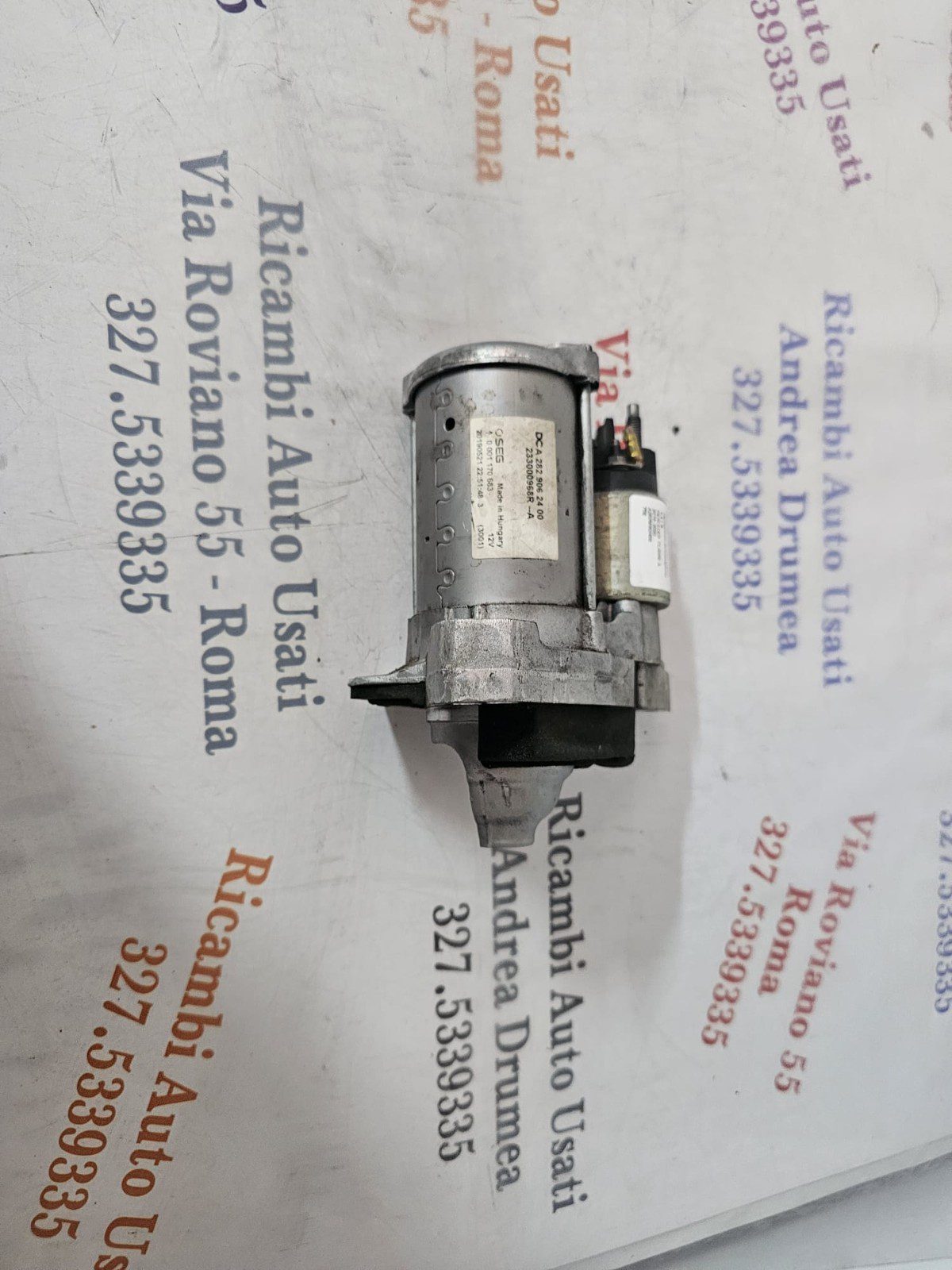 MOTORINO AVVIAMENTO MERCEDES CLASSE A 2016-2020 SEG A2829062400 - immagine 5