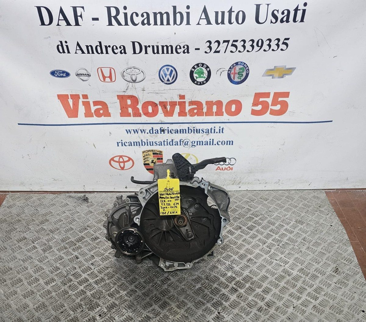 CAMBIO VW GOLF/AUDI A1 /SCODA YETI 1.2 T.B 6 MARCE KM 128.000 CBZ/LHX 2009-2014