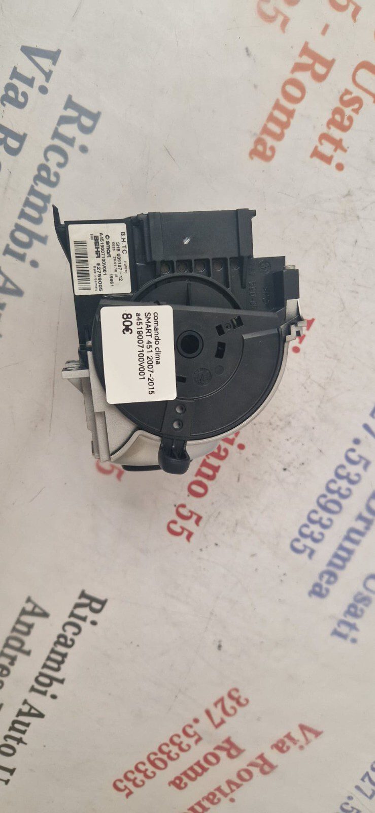 comando clima smart 451 2007-2015 cod A4519007100V001 - immagine 5