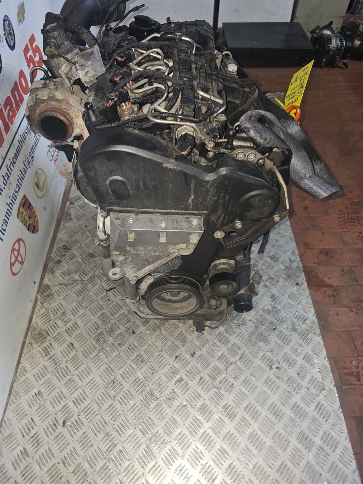 MOTORE VW POLO/AUDI A1, A3 1.6DIESEL KM 141.000 2009-2014 COD CAY - immagine 5