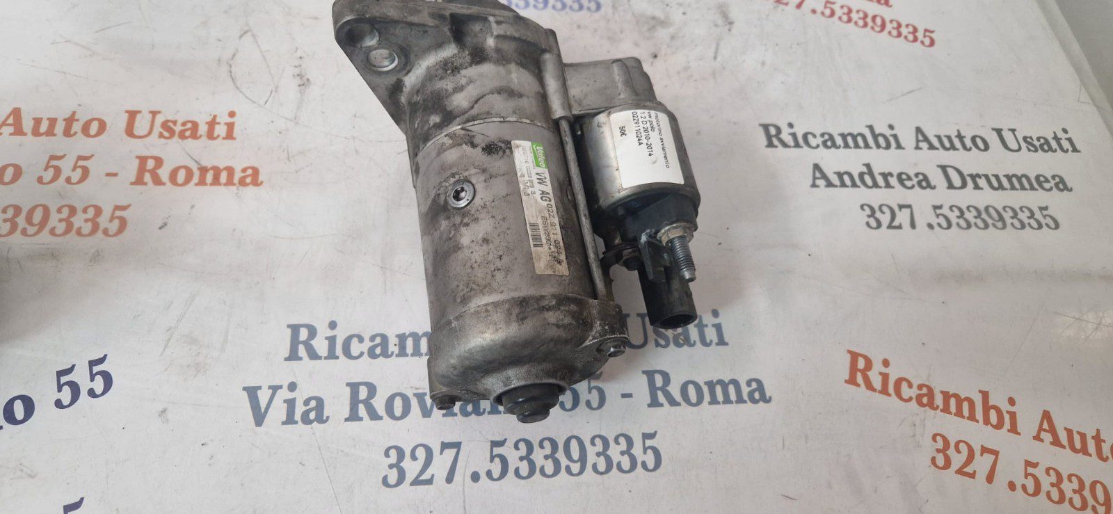 motorino avviamento vw polo 1.2 diesel 2010-2014 valeo ag02z911024a - immagine 3