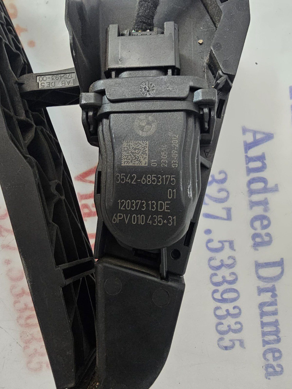 PEDALE ACCELERATORE BMW S1 F20 2011-2015 116 BENZINA 3542-6853175 - immagine 3