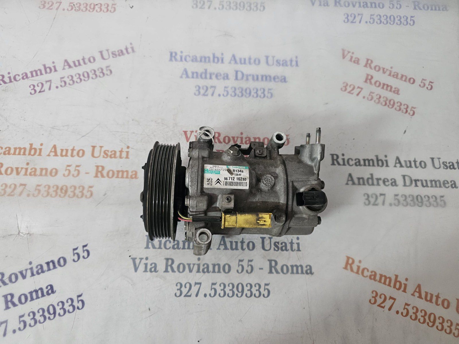 COMPRESSORE CITROEN C3 PICASSO/ PEUGEOT 1.6 D 2007-2015 / COD 9671216280