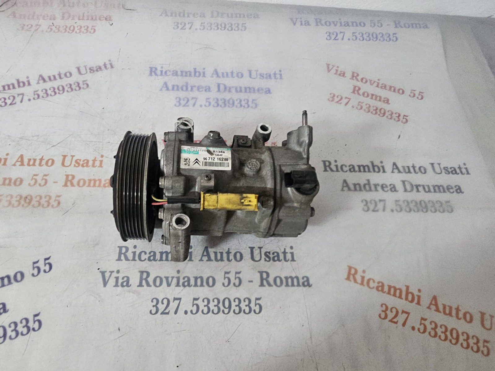 COMPRESSORE CITROEN C3 PICASSO/ PEUGEOT 1.6 D 2007-2015 / COD 9671216280 - immagine 2