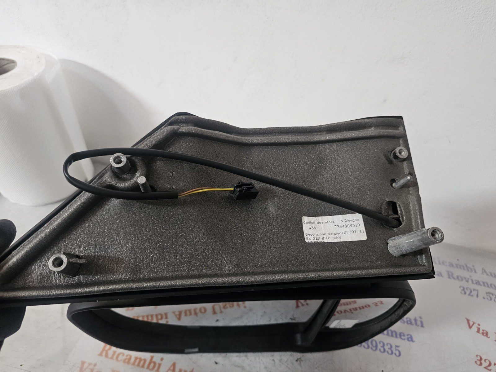 SPECCHIETTO RETROVISORE SX FIAT DUCATO/PEUGEOT BOXER CITROEN JUMPER COD 7354809310 - immagine 6