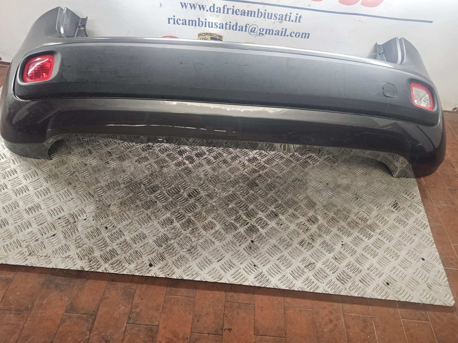 paraurti posteriori fiat panda 2012-2020 bumper fiat panda 2012-2020