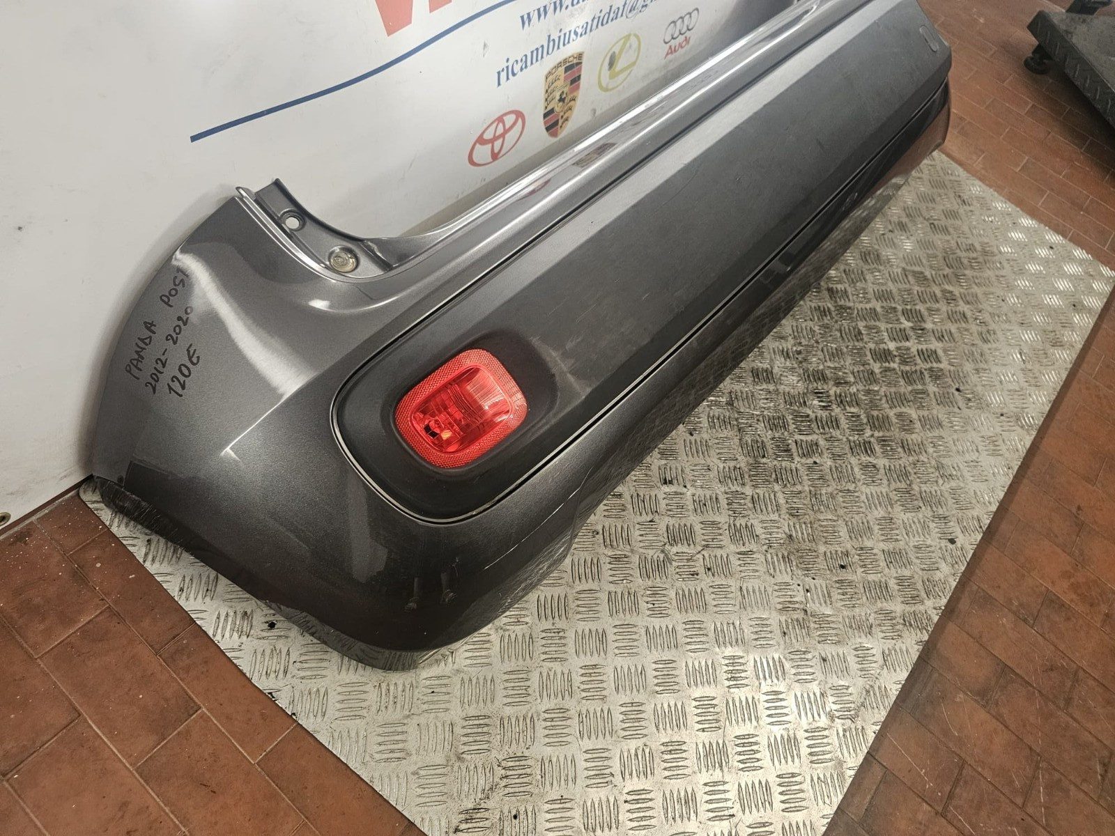 paraurti posteriori fiat panda 2012-2020 bumper fiat panda 2012-2020 - immagine 3