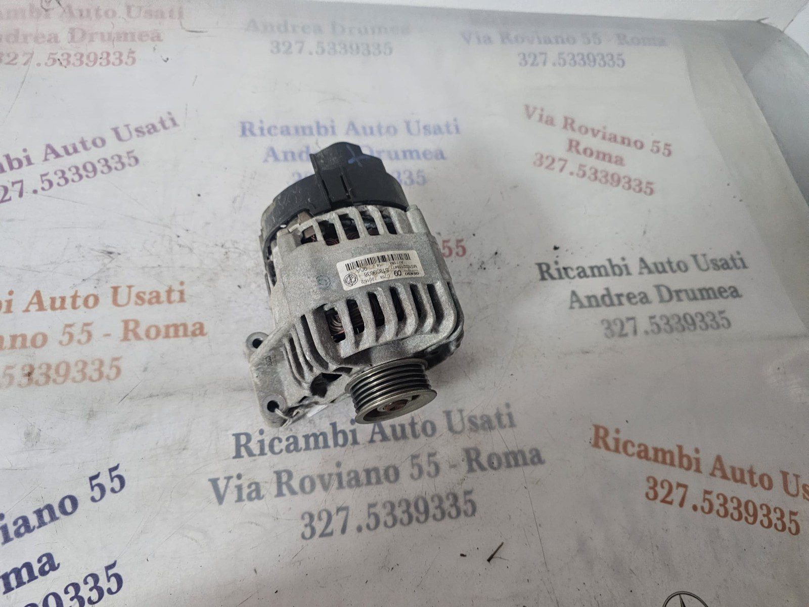 ALTERNATORE FIAT 500 1.2 BENZINA 2015-2019 DENSO 51859038 14V 90A - immagine 4