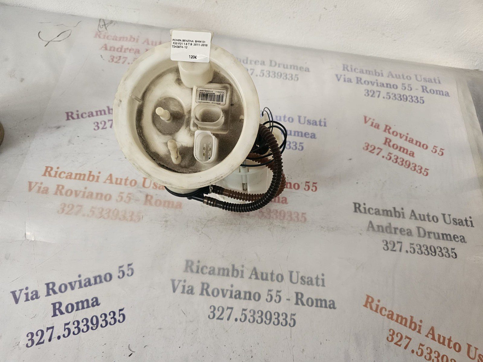 POMPA CARBURANTE BMW S 1 F20/F21 1.6 T.B 2001-2018 7243974-12 - immagine 2