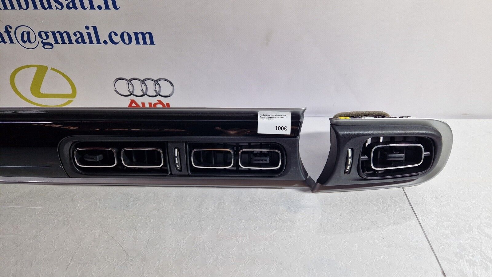 MODANATURA CENTRALE CRUSCOTTO CITROéN C3 SERIA 9B12401777 - immagine 3