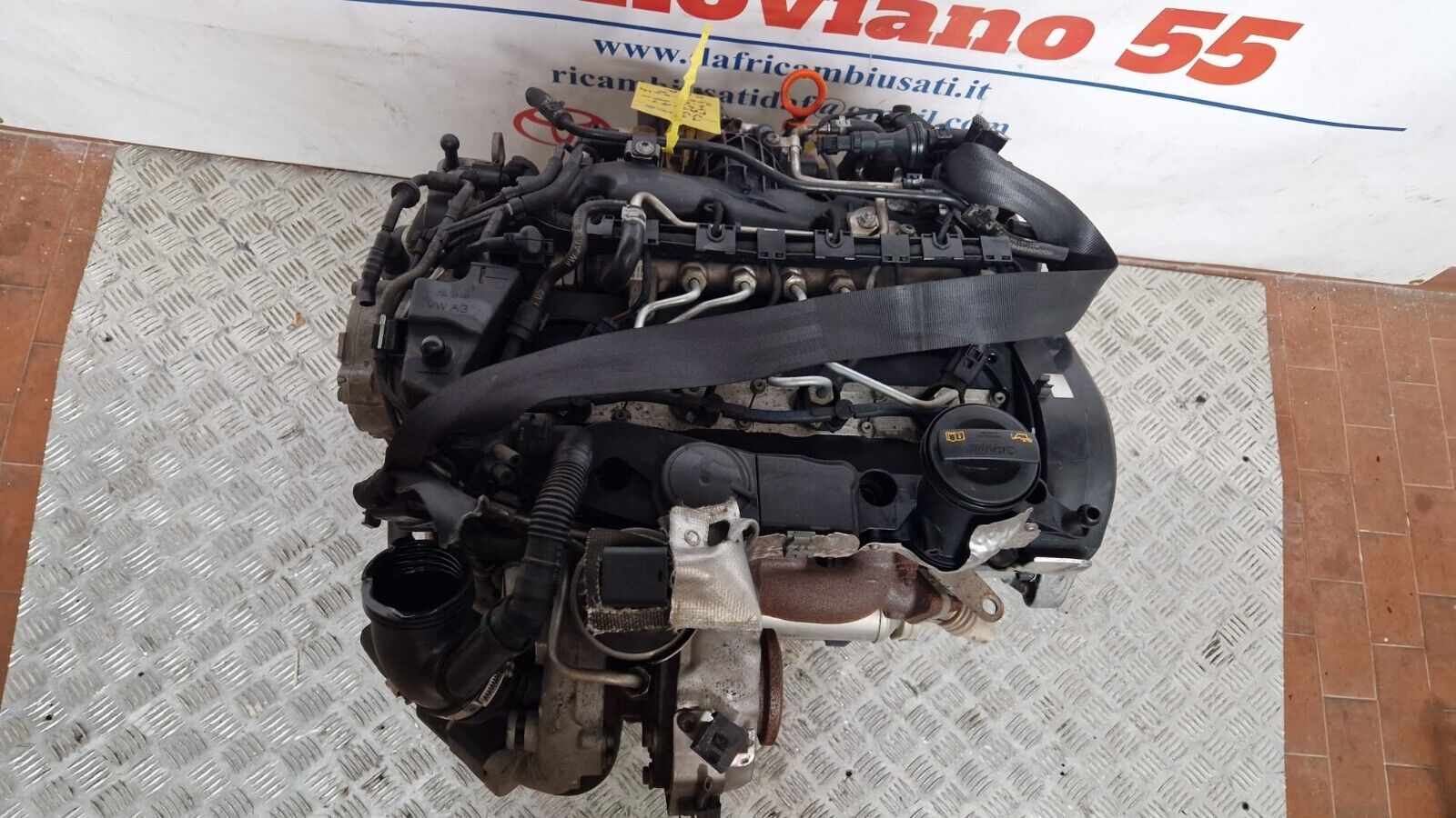 MOTORE VOLKSWAGEN PASSAT 2.0 DIESEL 2008-2014 KM 146.000 CBA - immagine 7