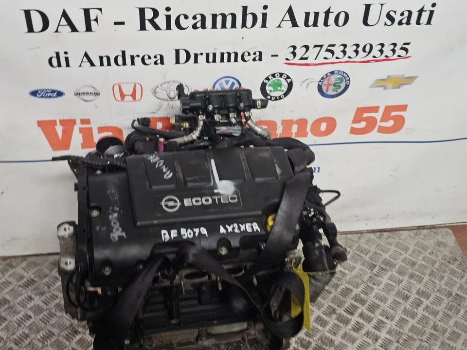 MOTORE COMPLETO OPEL ADAM /CORSA D 1.2 BENZINA KM 91.000 COD A12XER - immagine 9
