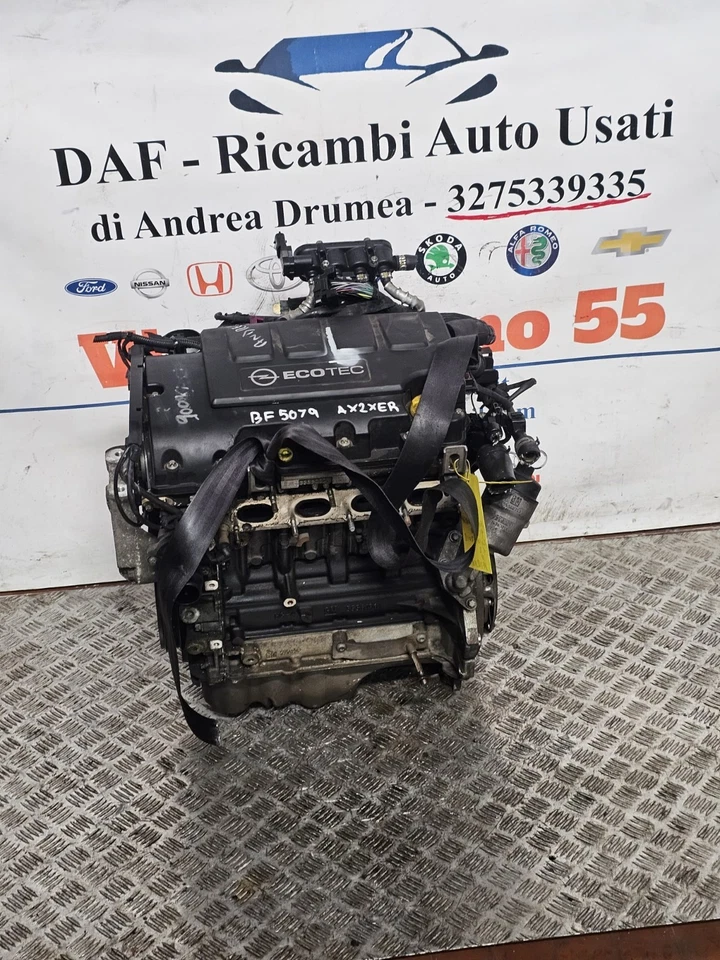 MOTORE COMPLETO OPEL ADAM /CORSA D 1.2 BENZINA KM 91.000 COD A12XER