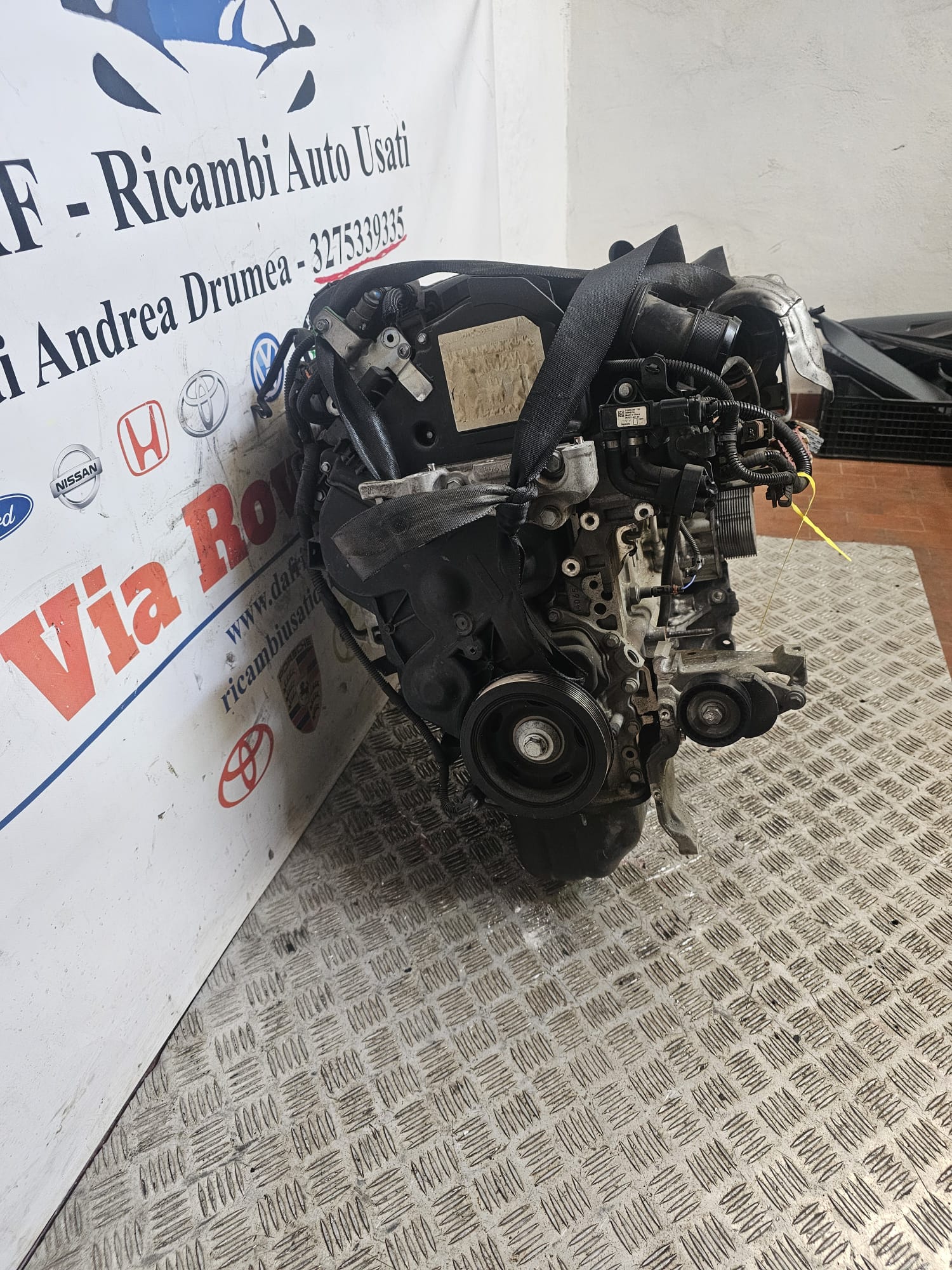 MOTORE COMPLETO CITROEN C4/BERLINGO/PEUGEOT KM 166.000 1.6 DIESEL COD 9H06 / 9HC - immagine 7