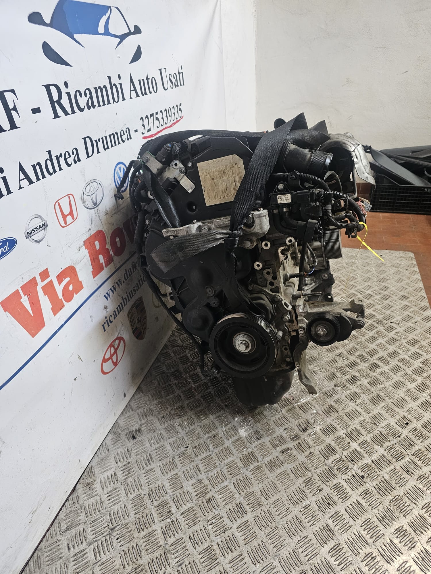 MOTORE COMPLETO CITROEN C4/BERLINGO/PEUGEOT KM 166.000 1.6 DIESEL COD 9H06 / 9HC - immagine 8