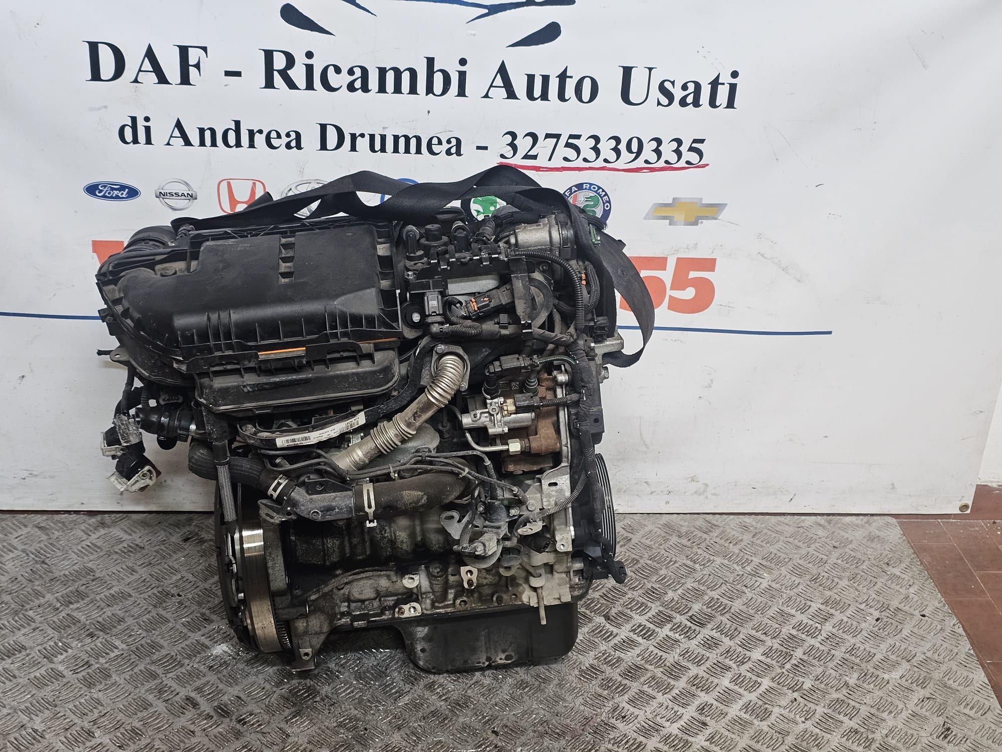 MOTORE COMPLETO CITROEN C4/BERLINGO/PEUGEOT KM 166.000 1.6 DIESEL COD 9H06 / 9HC - immagine 4