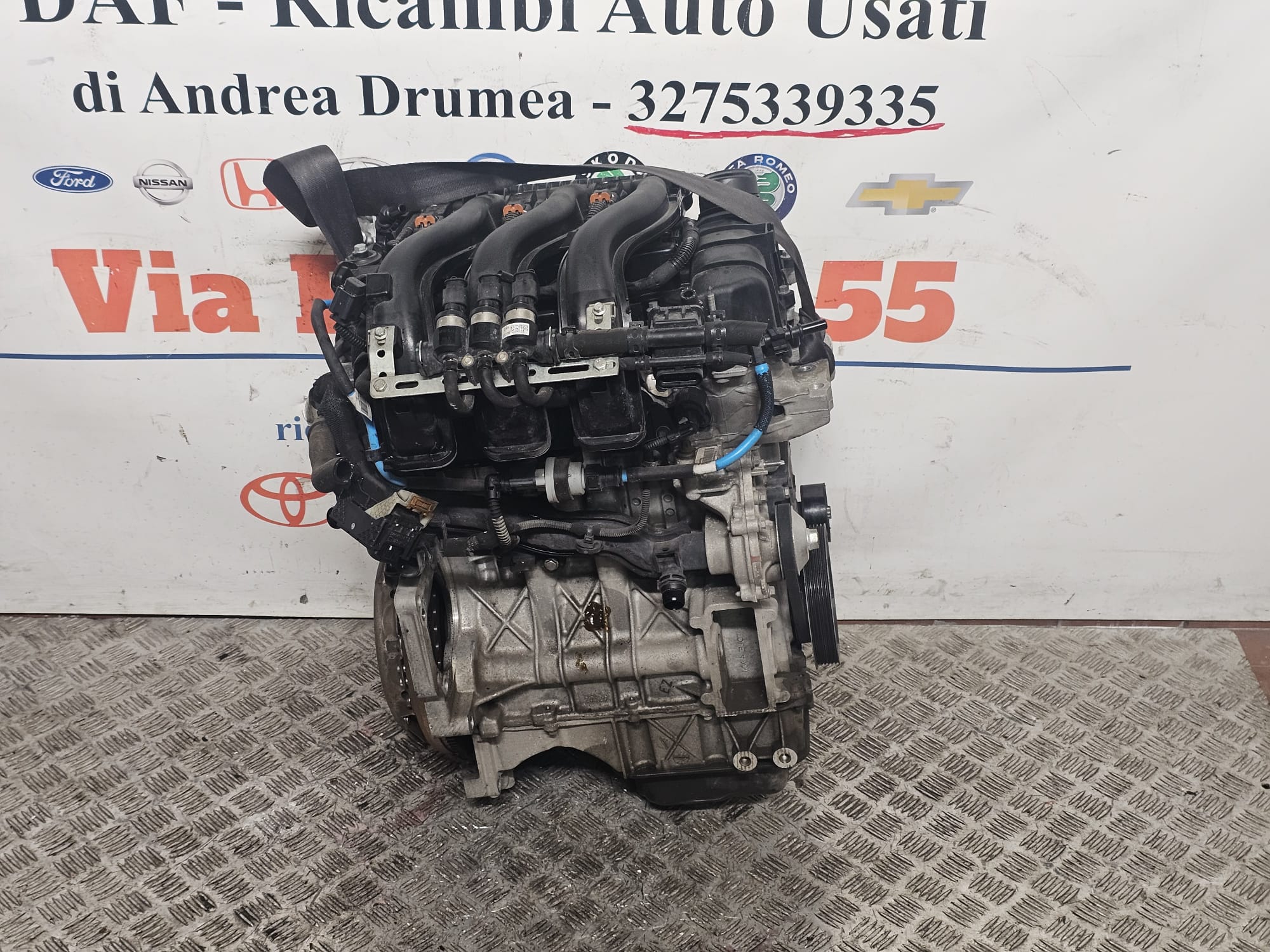 MOTORE COMPLETO CITROEN C3/PEUGEOT 208/OPEL CORSA F KM 53.000 1.2 BZ COD HM05 - immagine 4