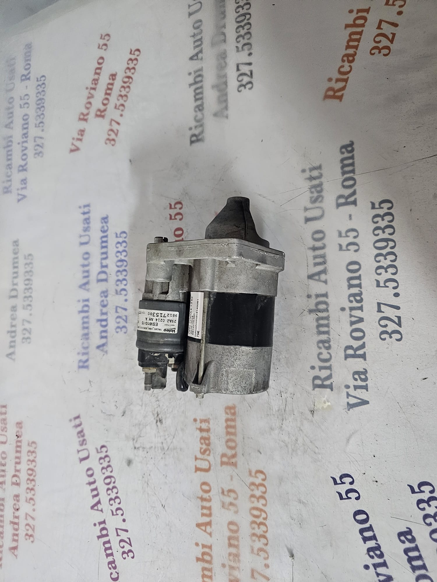 MOTORINO AVVIAMENTO OPEL CORSA E 1.2 BENZINA 2015-2024 COD 9812715380 - immagine 6