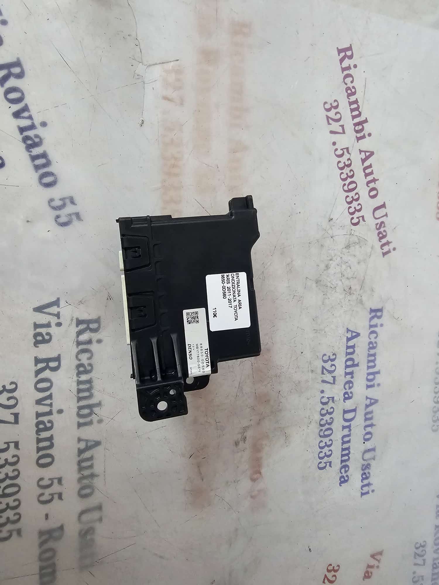 CENTRALINA ARIA CONDIZIONATA TOYOTA YARIS 2011-2017 COD 88650-0D560