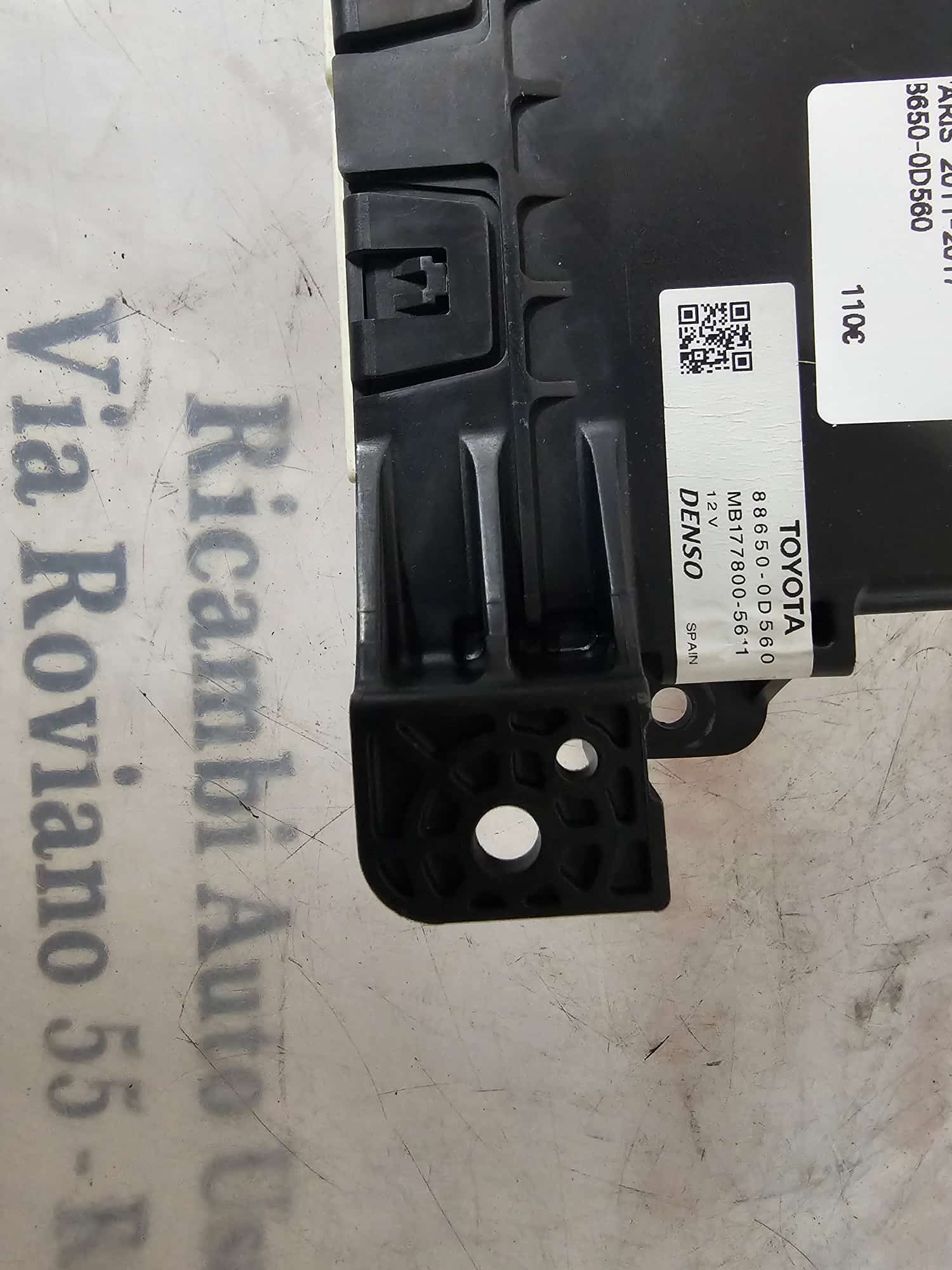 CENTRALINA ARIA CONDIZIONATA TOYOTA YARIS 2011-2017 COD 88650-0D560 - immagine 5