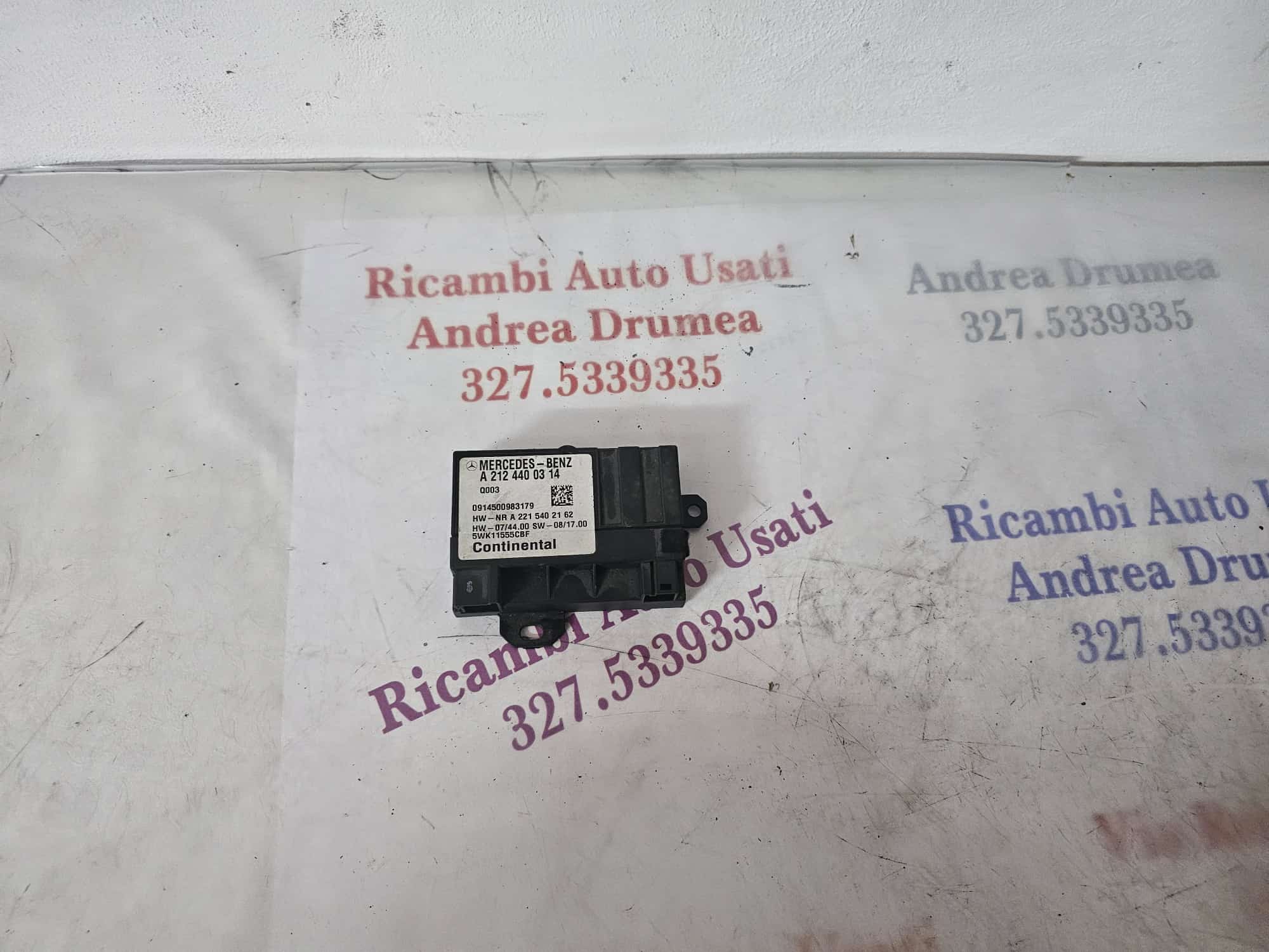 CENTRALINA POMPA GASOLIO 2.2 DIESEL MERCEDES CLASSE C W024/E W212 COD A2124400314