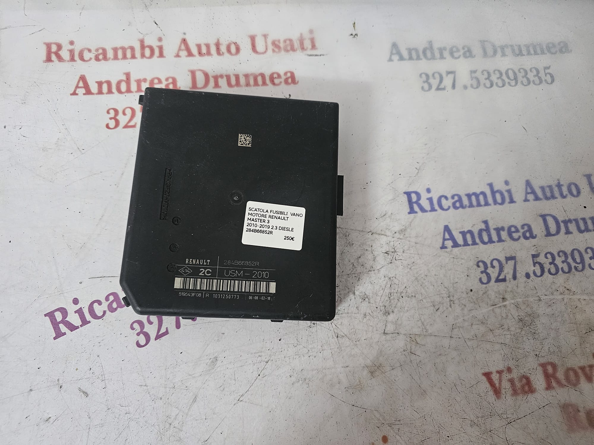 SCATOLA FUSIBILI VANO MOTORE RENAULT MASTER 3 2.3 DIESE 2010-2019 COD 284B66852R - immagine 5